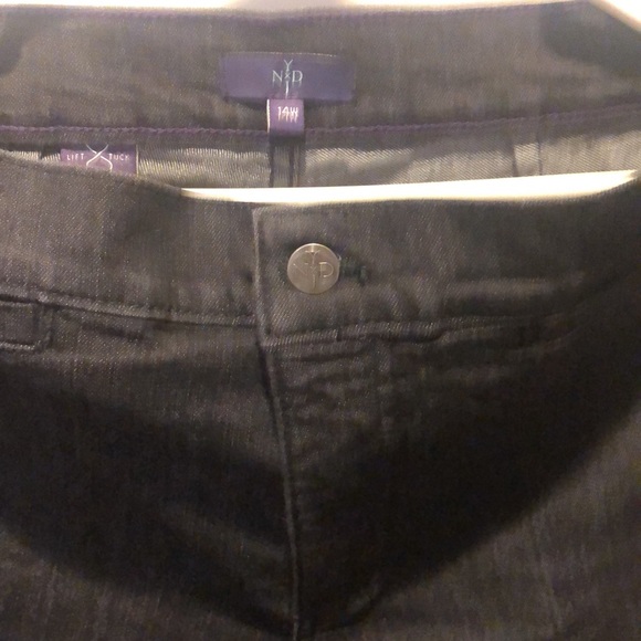 NYDJ Denim - NYD Jean’s 14W Black, Lift & Tuck Technology, Wide Leg, no tags, never worn